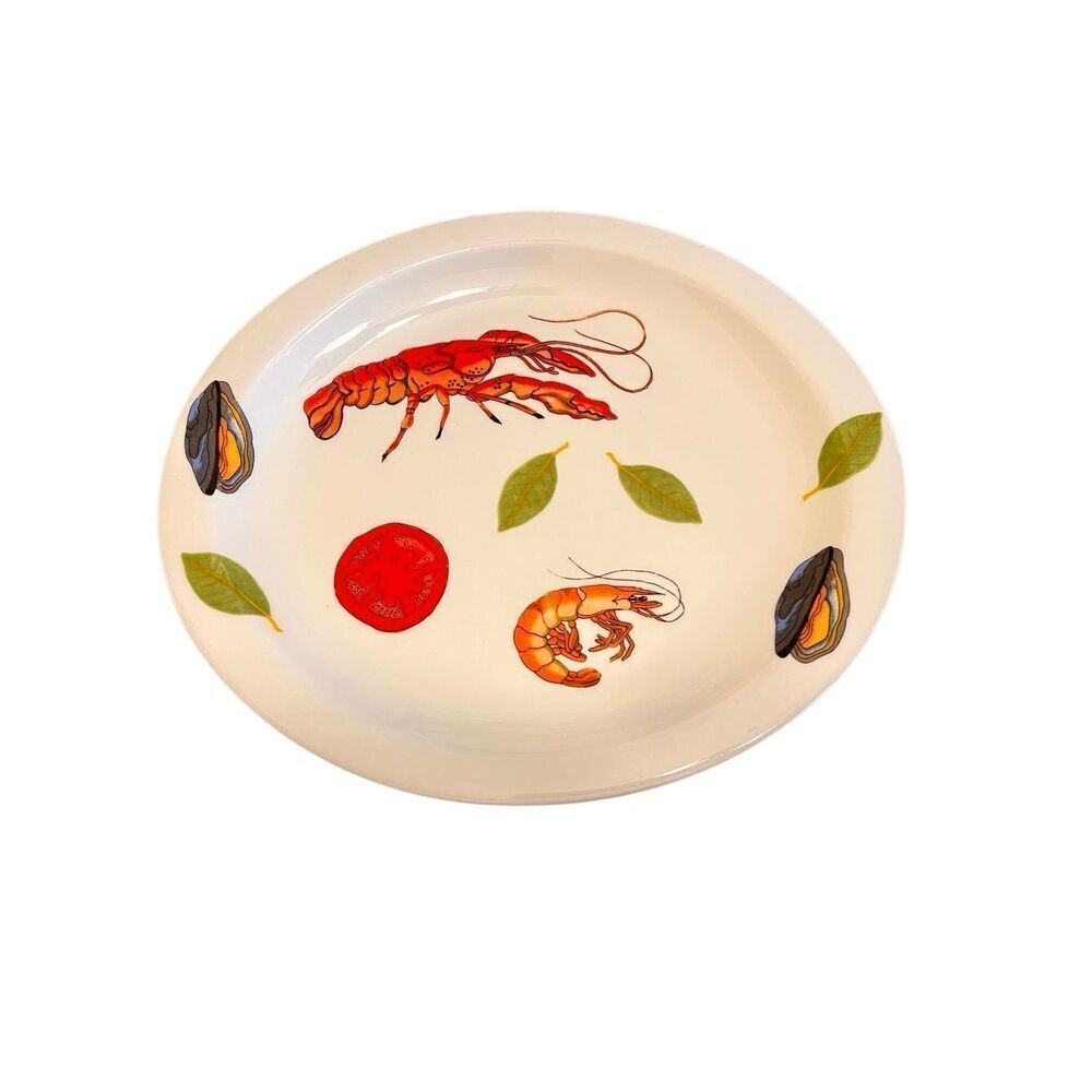 BIA Cordon Blue Majilly DeSigns Lobster Seafood Serving Platter 12" Oval - Picture 2 of 7